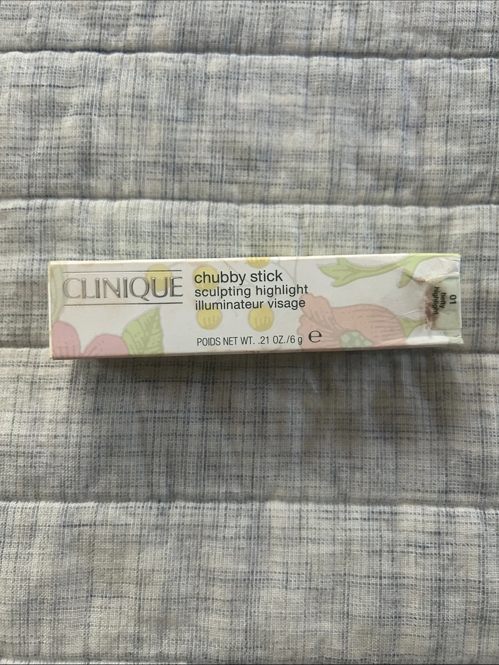 Brand New and Never Used Clinique Chubby Stick - Color 01 Hefty Highlight